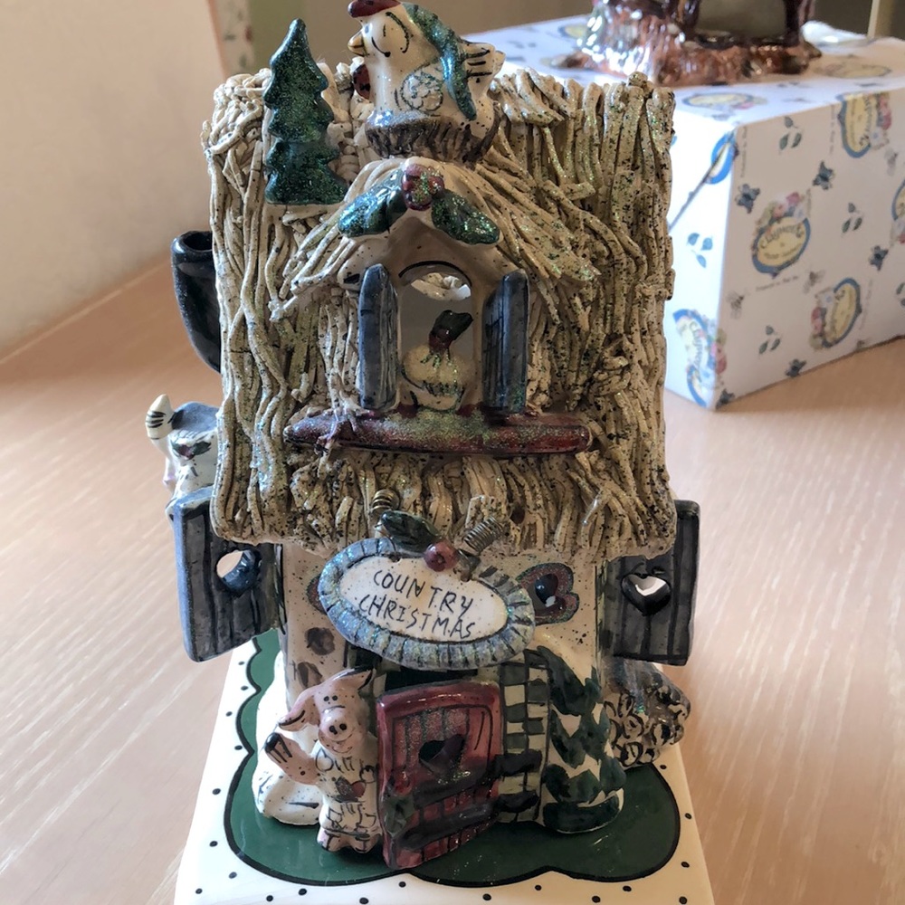 Blue Sky tealight Christmas house